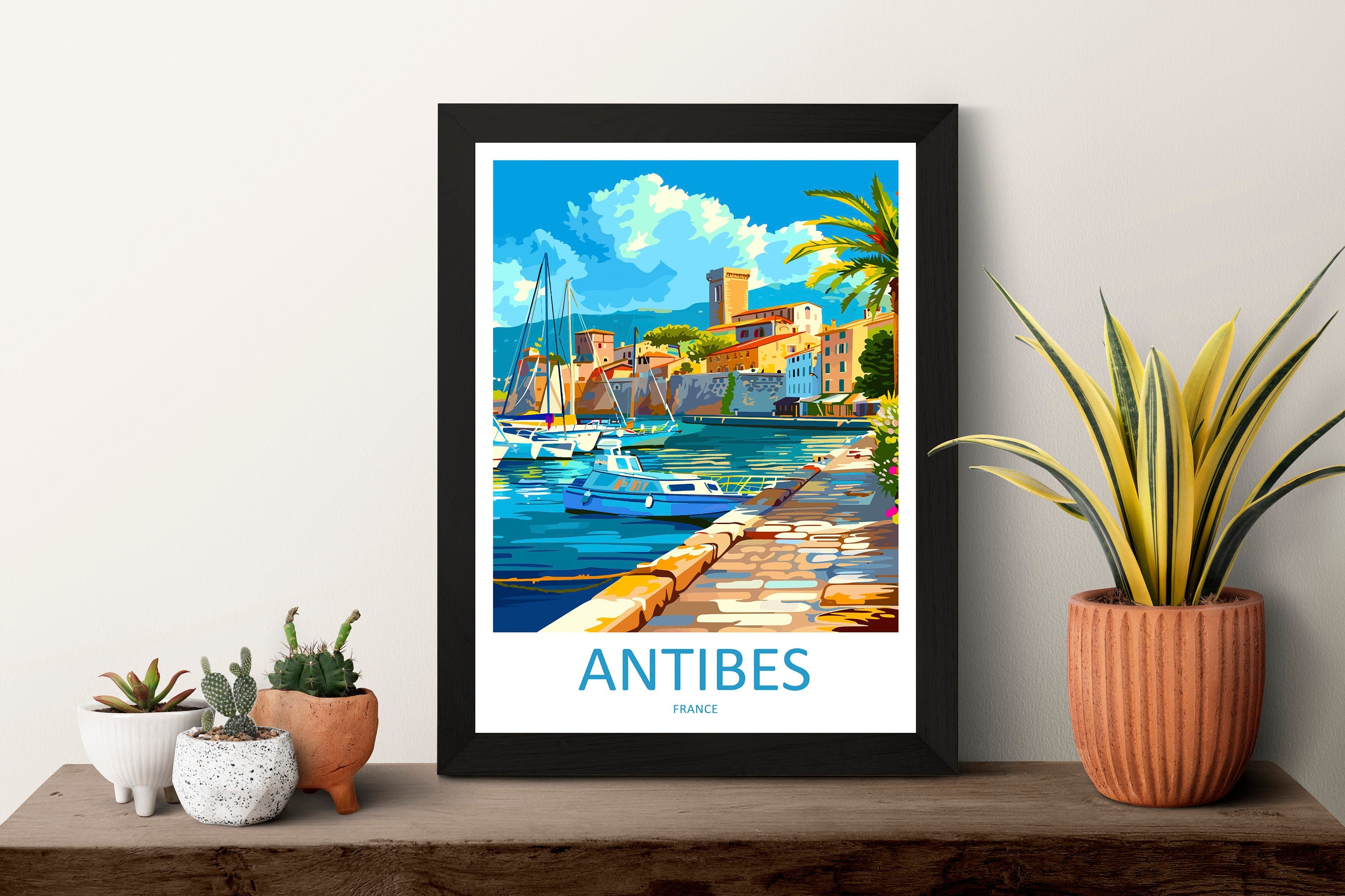 Antibes Travel Print