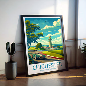 Chichester Motorsport At Goodwood Travel Print