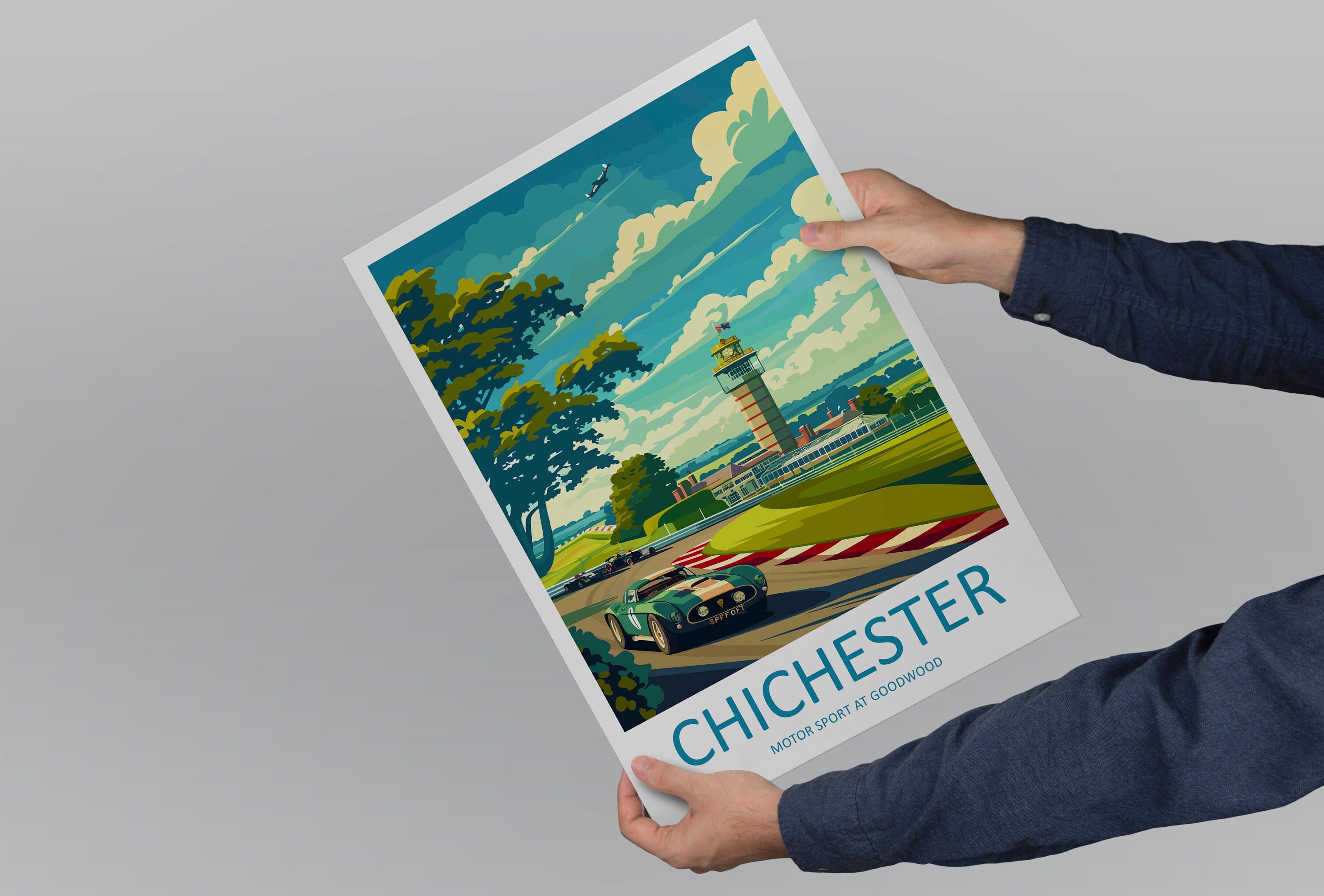 Chichester Motorsport At Goodwood Travel Print