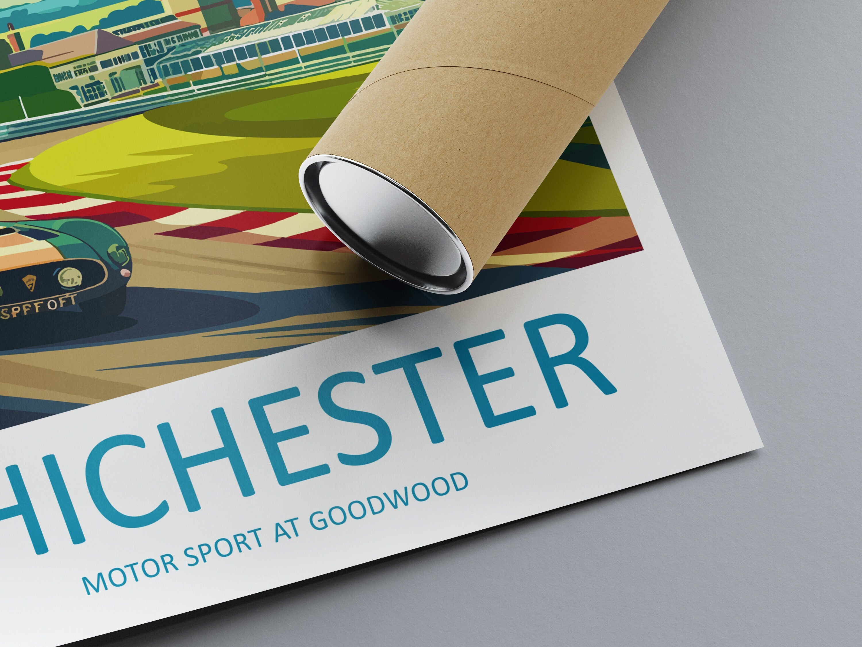 Chichester Motorsport At Goodwood Travel Print