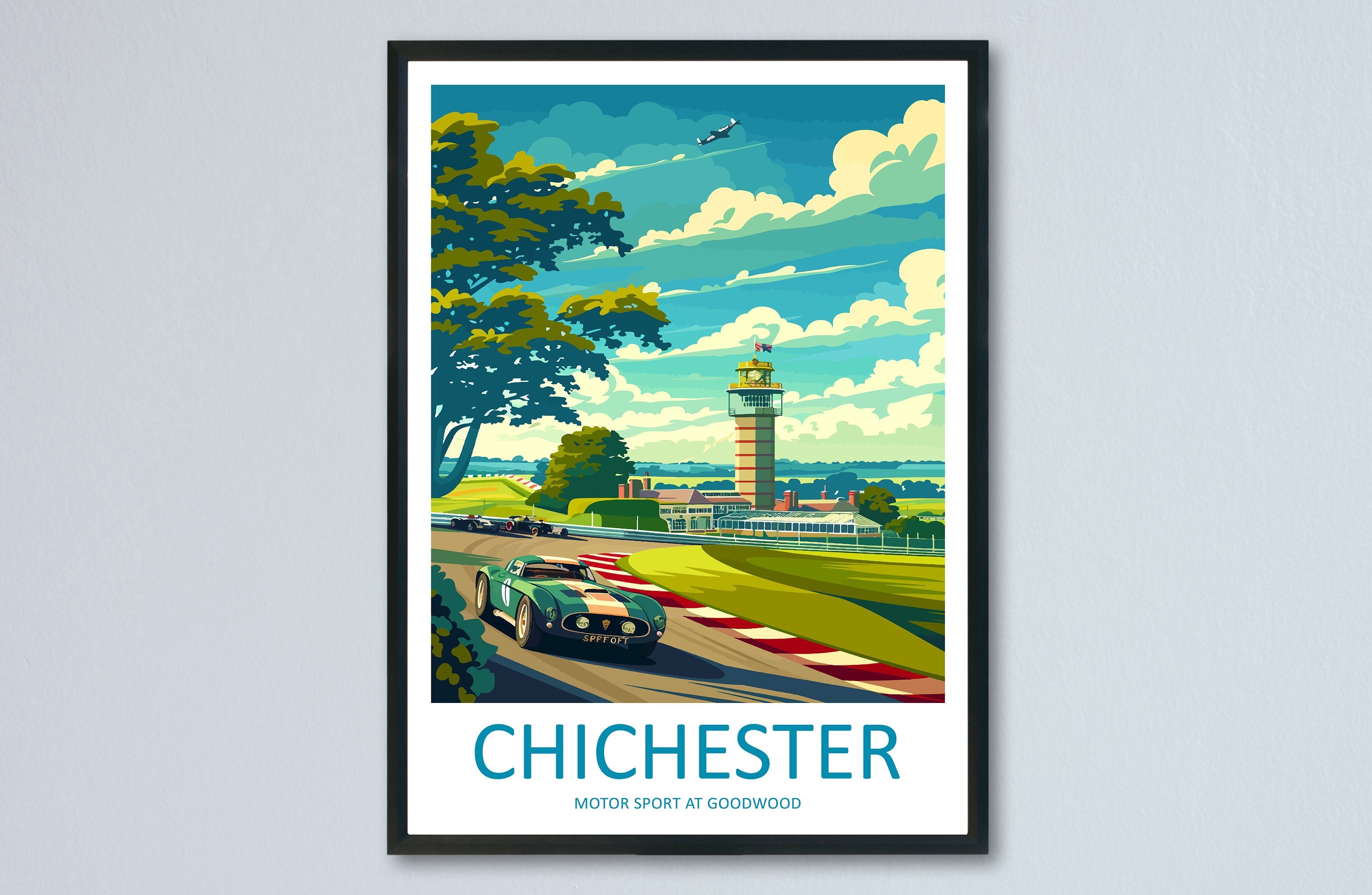 Chichester Motorsport At Goodwood Travel Print