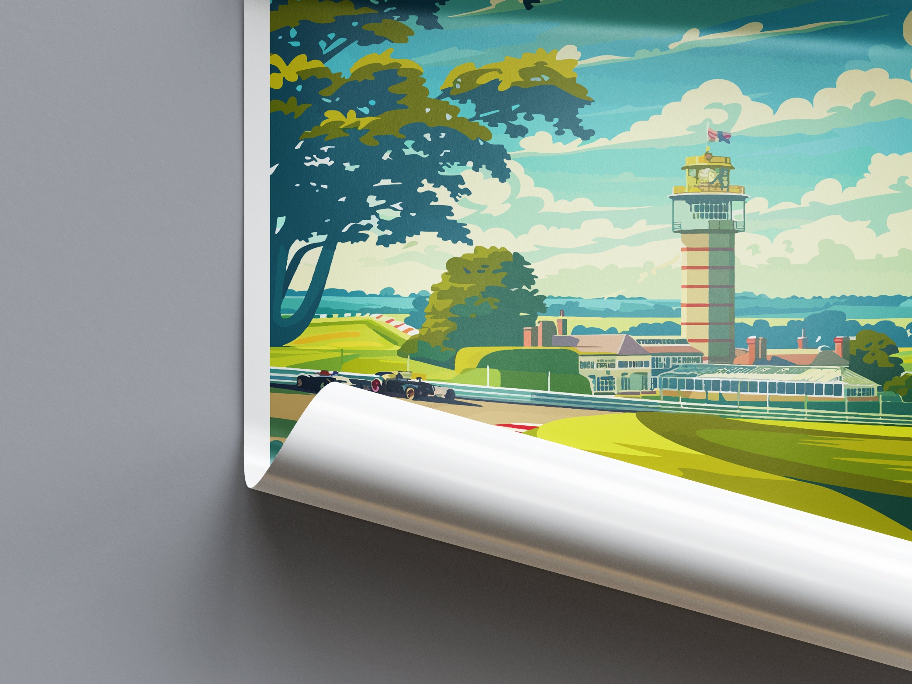 Chichester Motorsport At Goodwood Travel Print