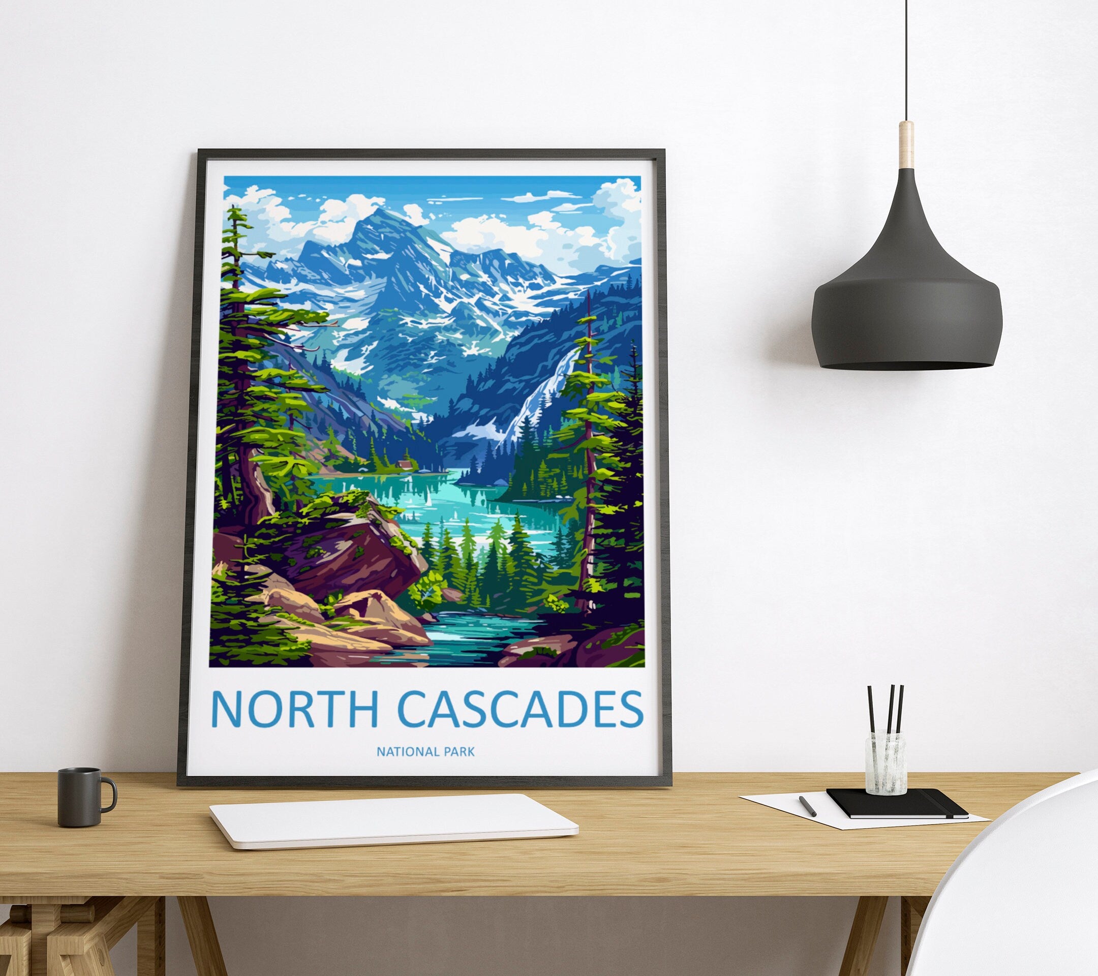 North Cascades National Park Travel Print