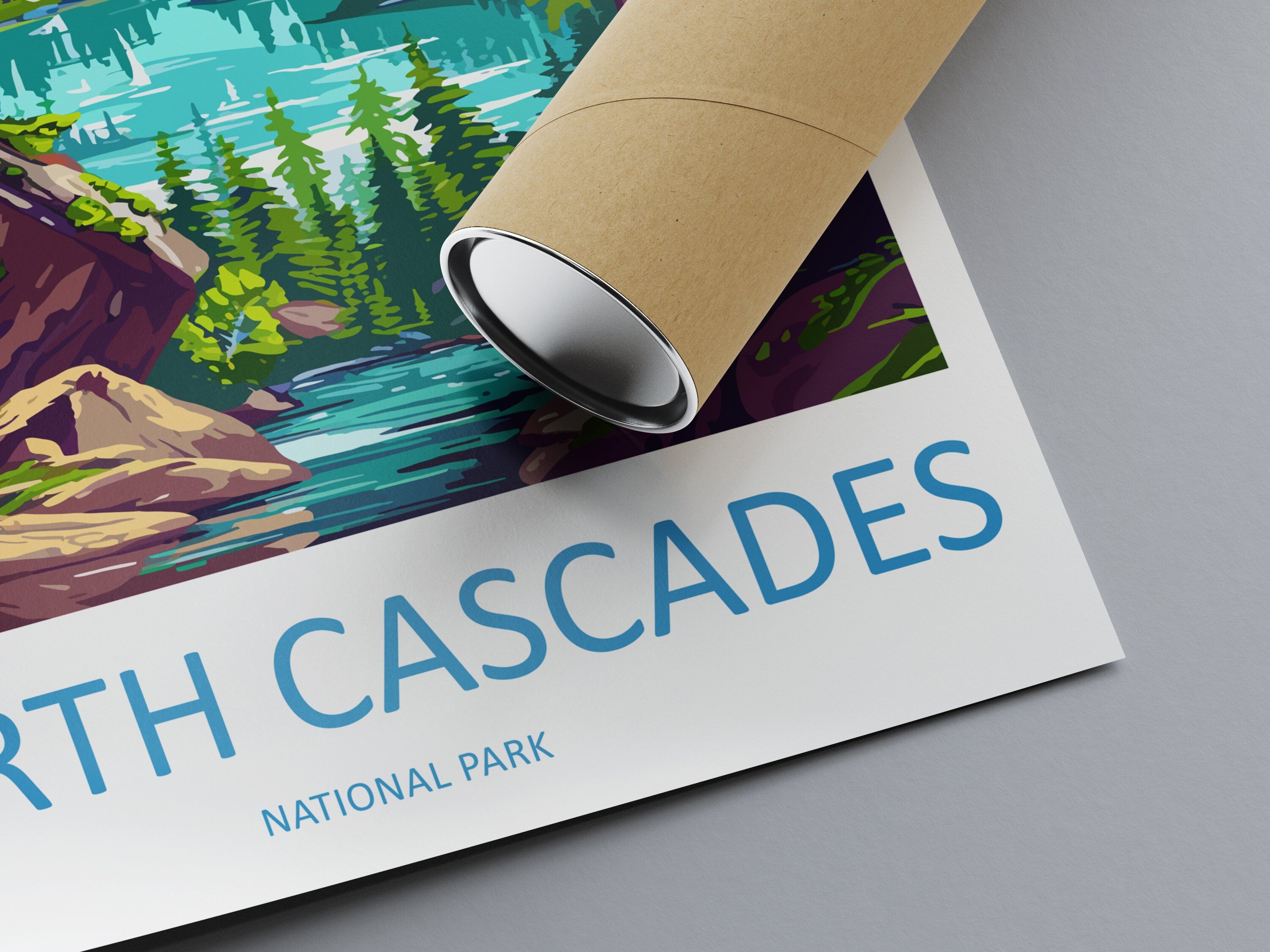 North Cascades National Park Travel Print