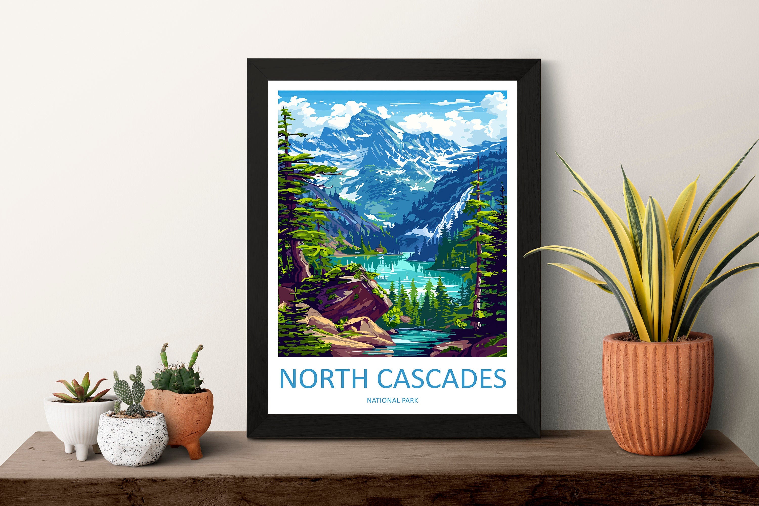 North Cascades National Park Travel Print