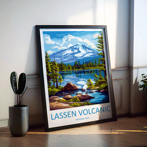 Lassen Volcanic National Park Travel Print