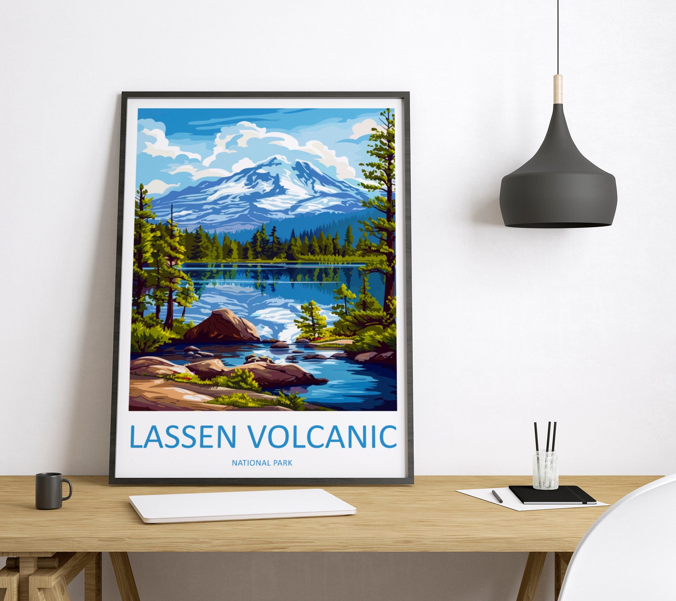 Lassen Volcanic National Park Travel Print