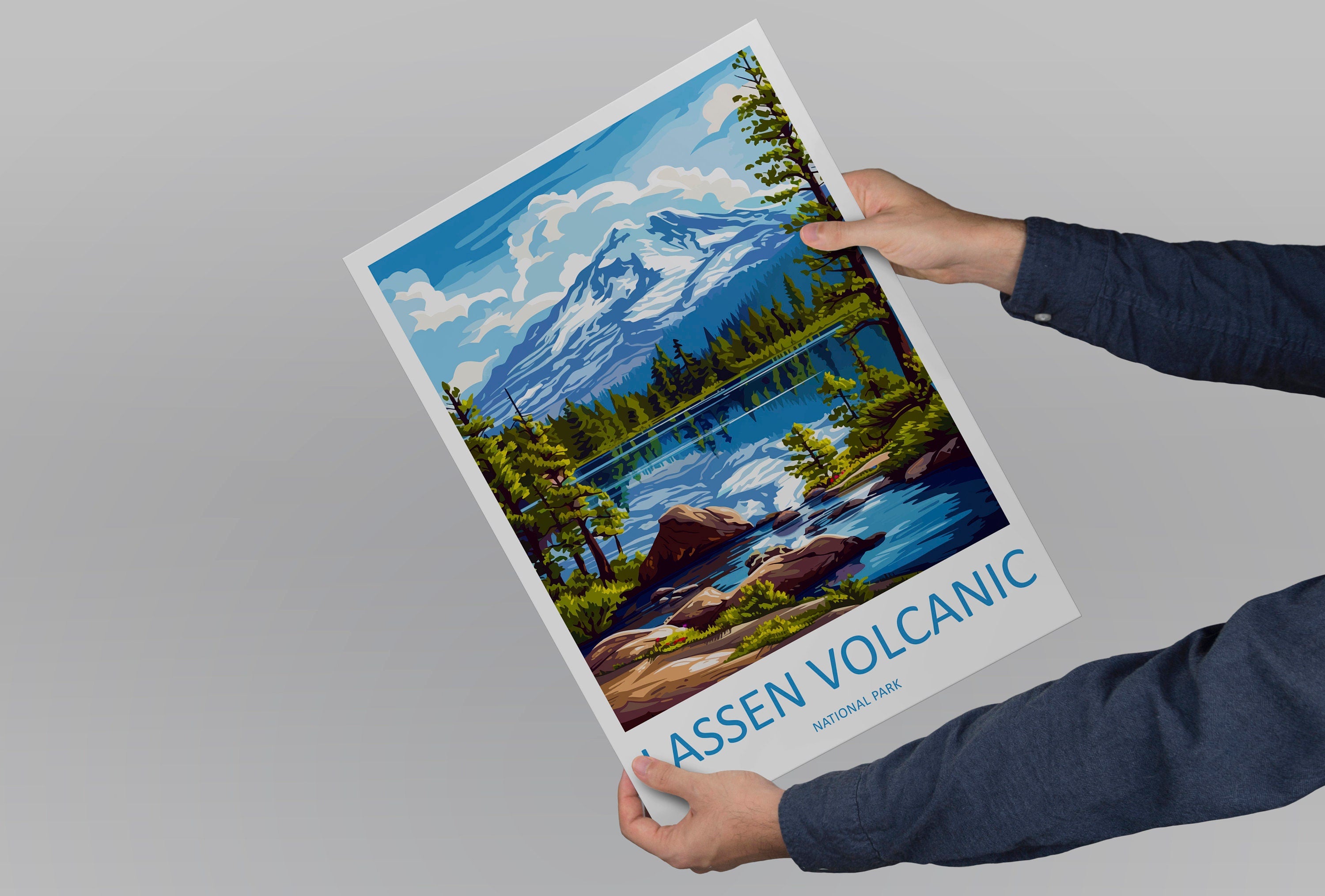 Lassen Volcanic National Park Travel Print