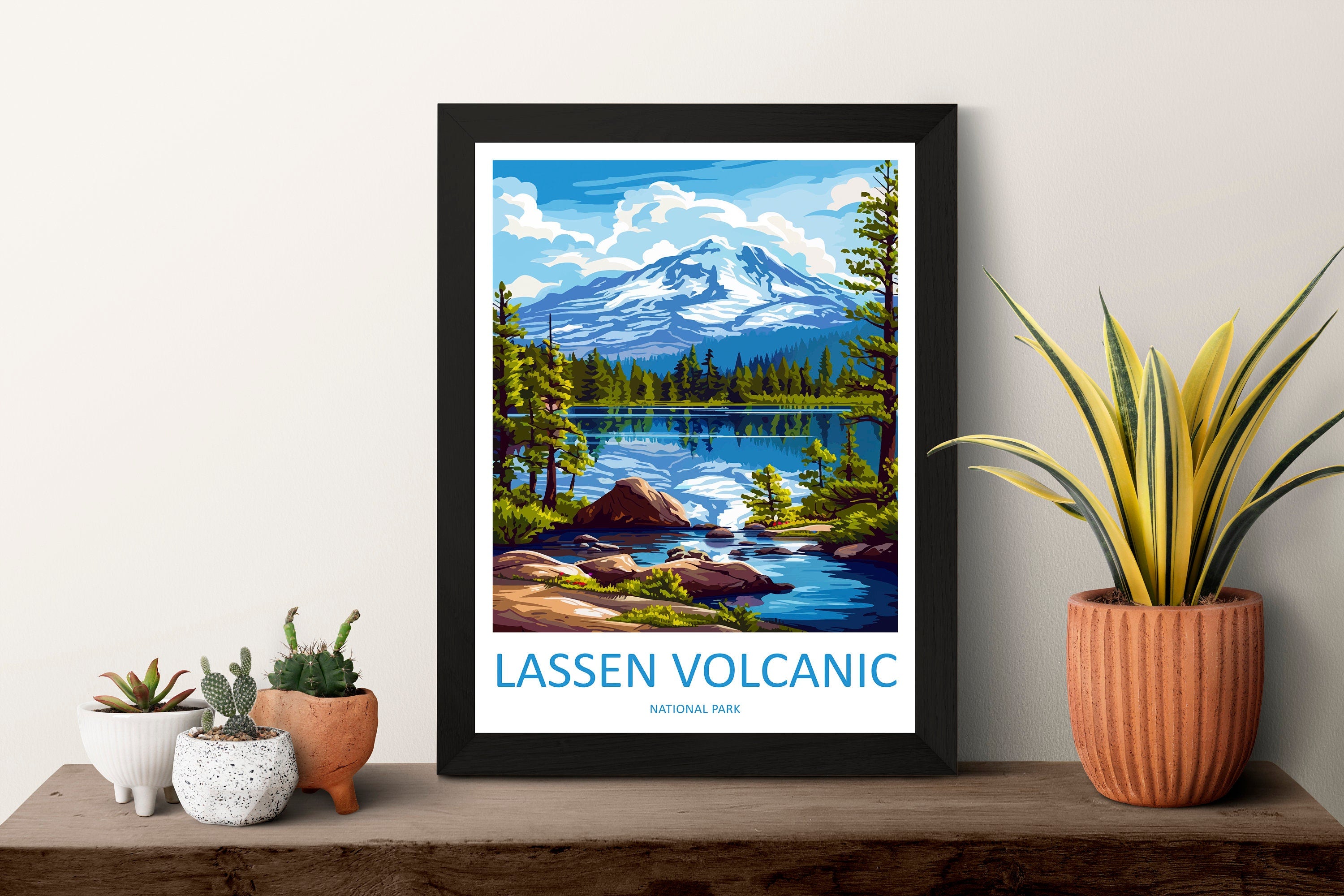 Lassen Volcanic National Park Travel Print