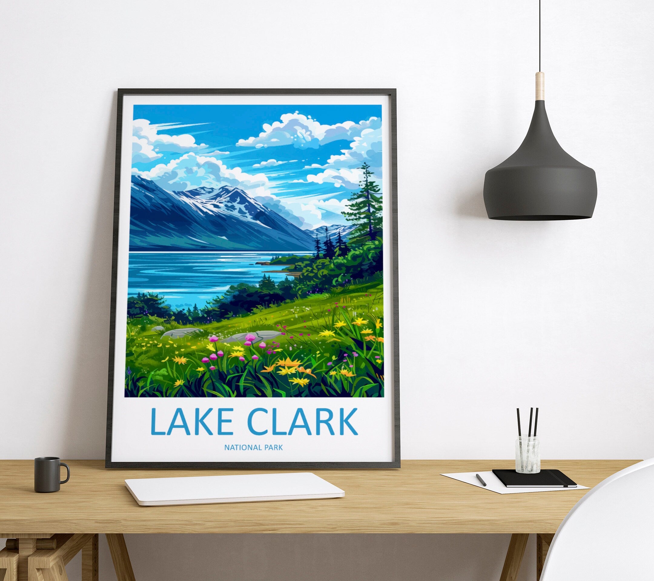 Lake Clark Travel Print