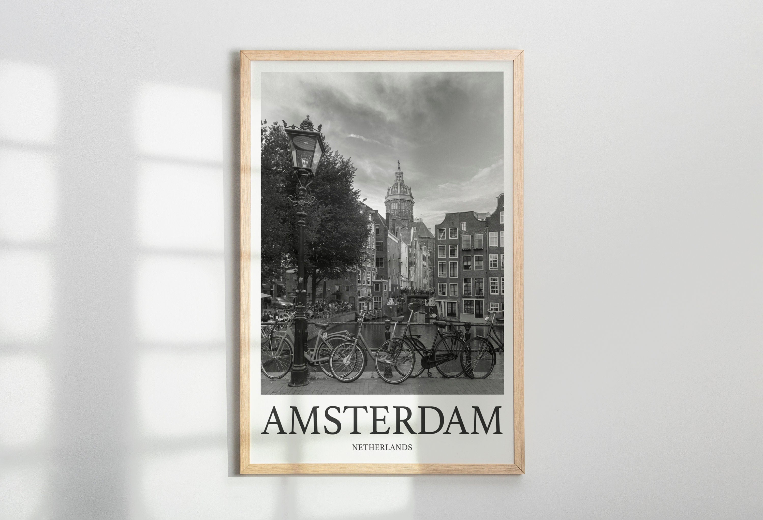 Amsterdam Photo Print of Amsterdam Travel Photo Netherlands Art Decor Photo Travel Art Gift For Travel Artwork