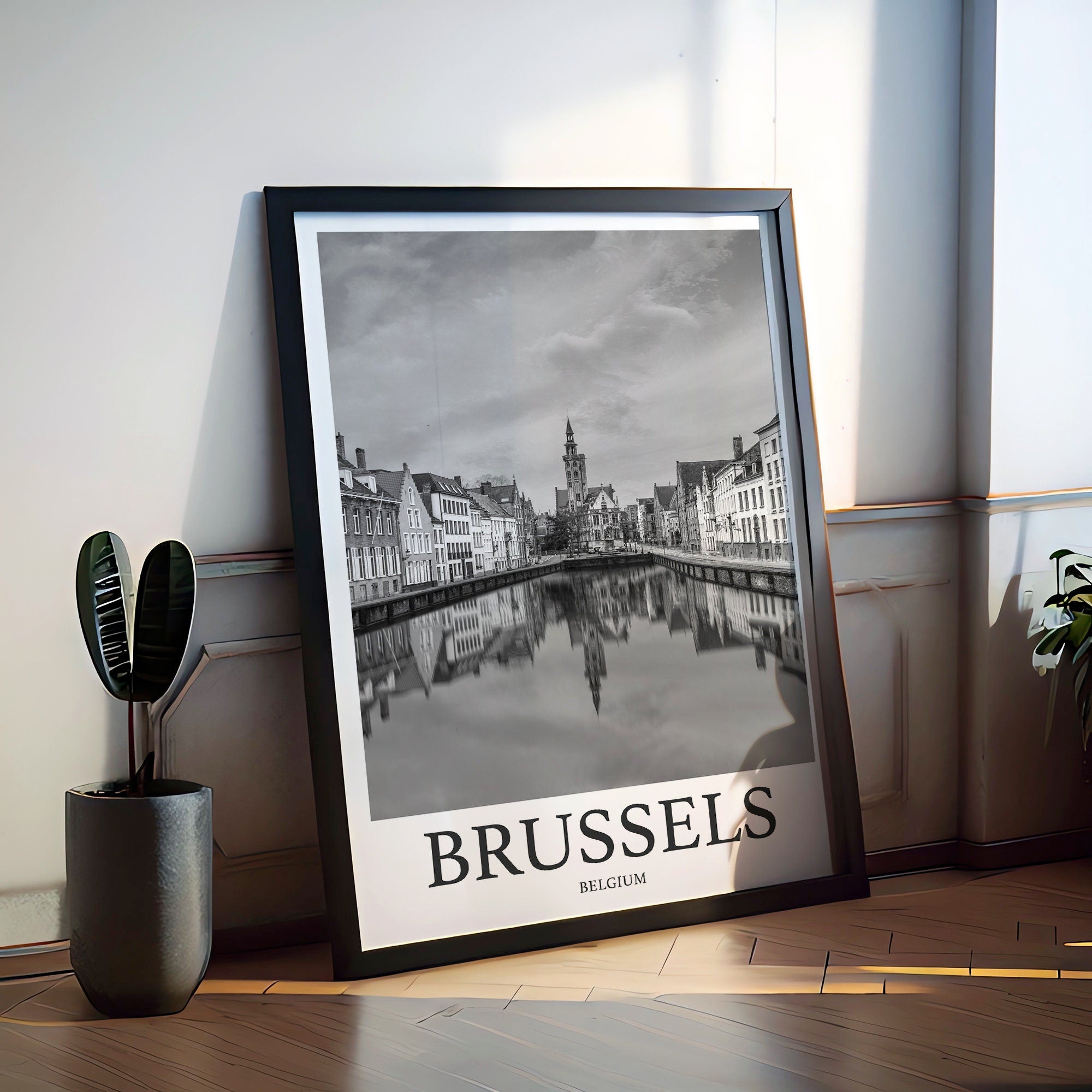 Brussels Photo Print of Brussels Travel Photo Belgium Art Decor Photo Travel Art Gift For Travel Artwork