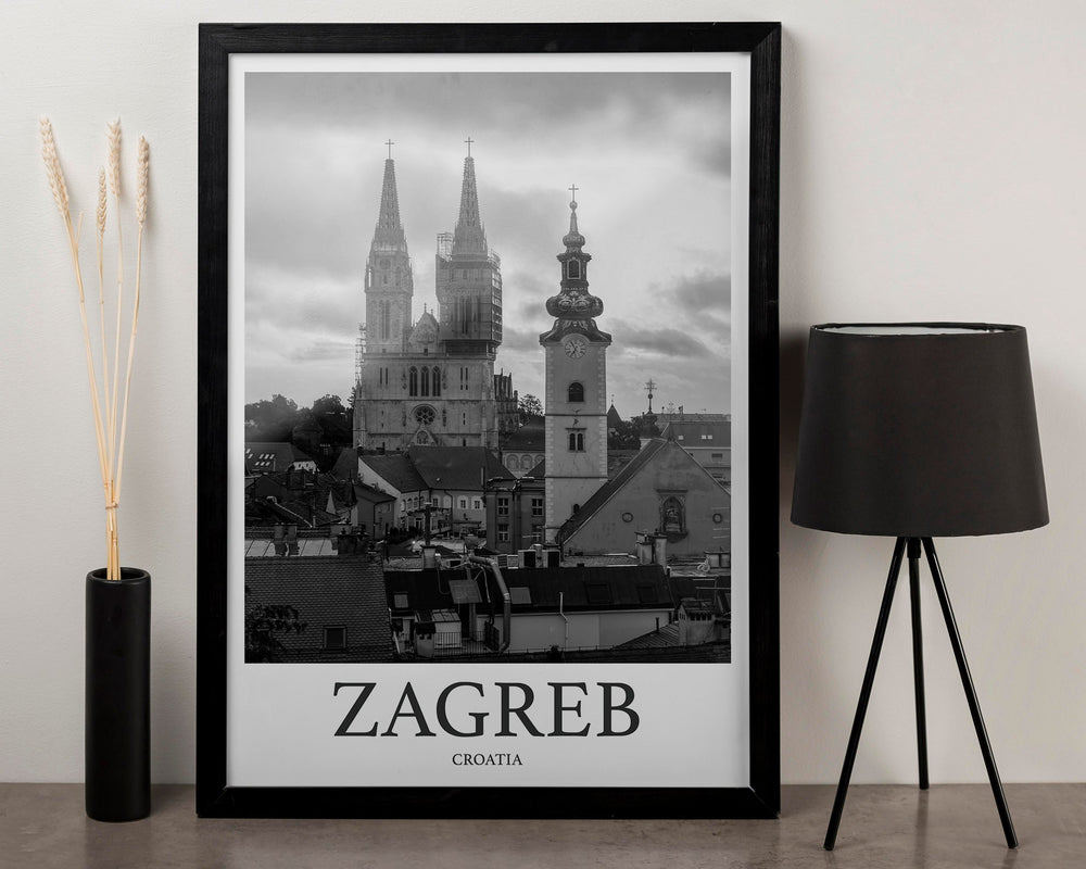 Zagreb Photo Print of Zagreb Travel Photo Croatia Art Decor Photo Travel Art Gift For Travel Artwork Wall Art Framed Photo Travel Print