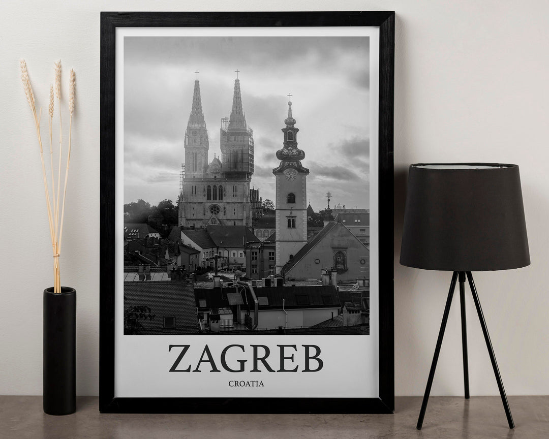 Zagreb Photo Print of Zagreb Travel Photo Croatia Art Decor Photo Travel Art Gift For Travel Artwork Wall Art Framed Photo Travel Print
