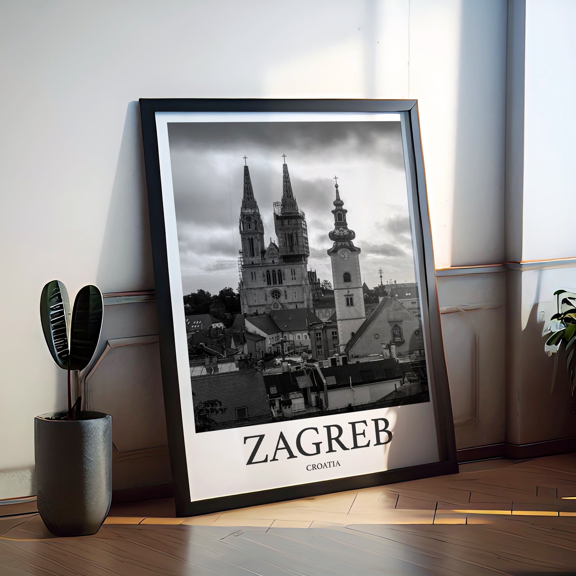 Zagreb Photo Print of Zagreb Travel Photo Croatia Art Decor Photo Travel Art Gift For Travel Artwork