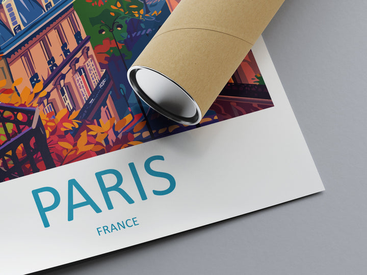 Paris Travel Print Wall Art Paris Wall Hanging Home Décor Paris Gift Art Lovers France Art Lover Gift Paris Print France Wall Art Décor