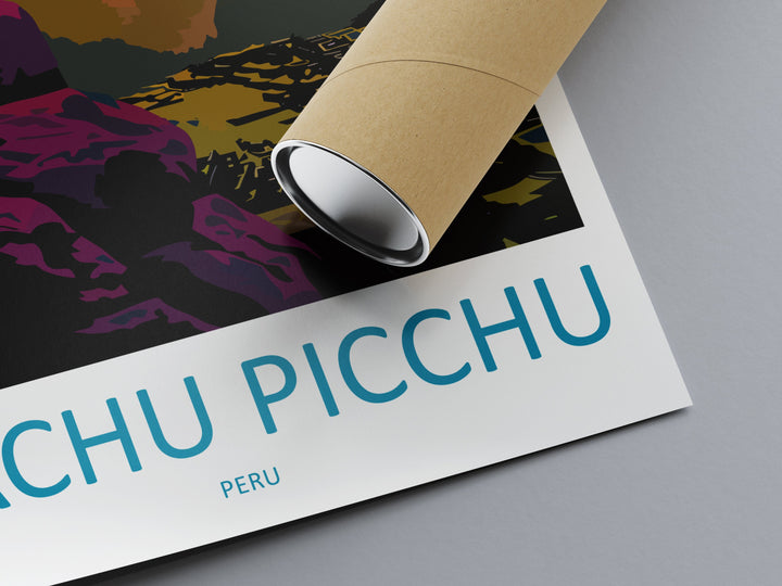 Machu Picchu Travel Print Wall Art Machu Picchu Wall Hanging Home Décor Machu Picchu Gift Art Lovers Peru Art Lover Gift Peru