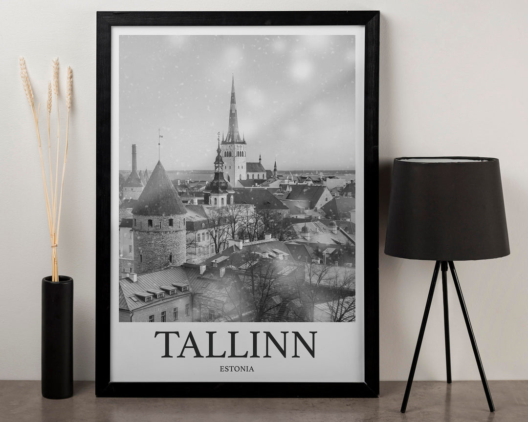 Tallinn Photo Print of Tallinn Travel Photo Estonia Art Decor Photo Travel Art Gift For Travel Artwork Wall Art Framed Photo Print