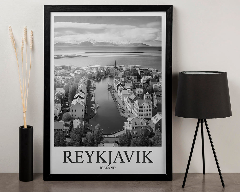 Reykjavik Photo Print of Reykjavik Iceland Travel Photo Hanging Decor Photo Travel Art Gift For Travel Artwork Wall Art Framed Photo Print