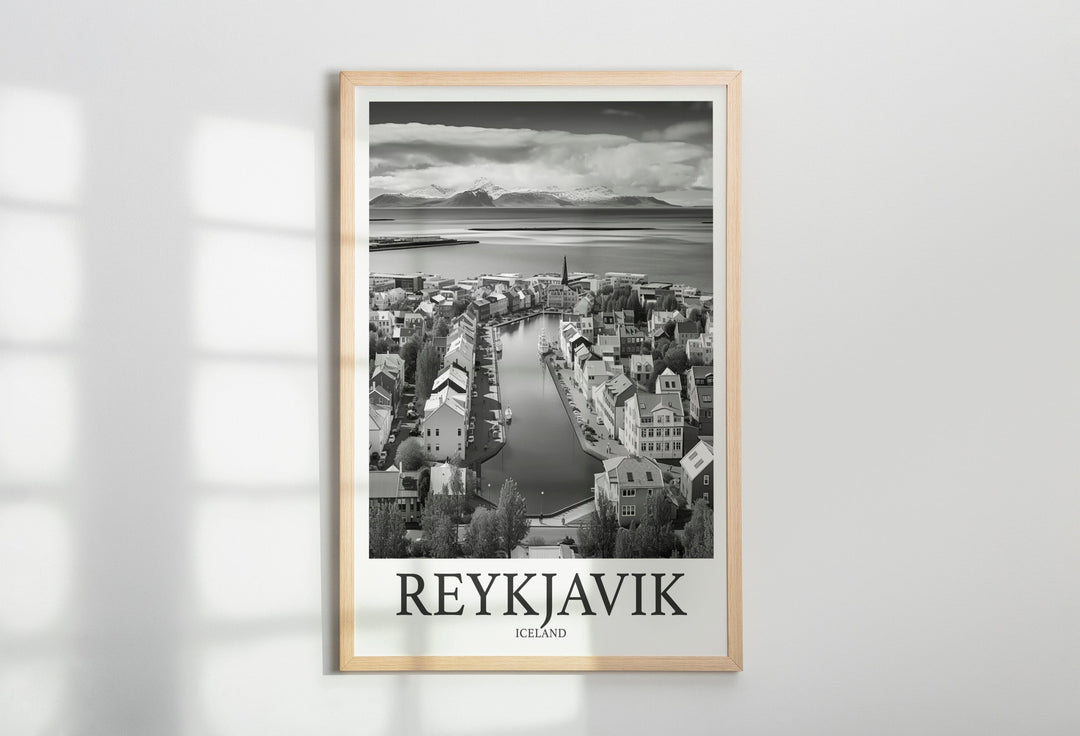 Reykjavik Photo Print of Reykjavik Iceland Travel Photo Hanging Decor Photo Travel Art Gift For Travel Artwork Wall Art Framed Photo Print
