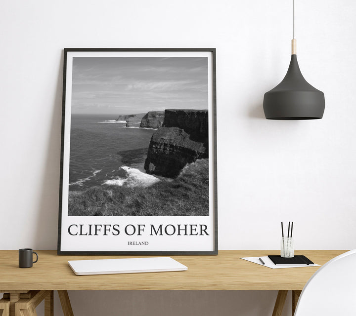 Cliffs Of Moher Photo Print of Cliffs Of Moher Ireland Travel Photo Hanging Decor Photo Travel Art Gift For Travel Artwork Wall Art Framed