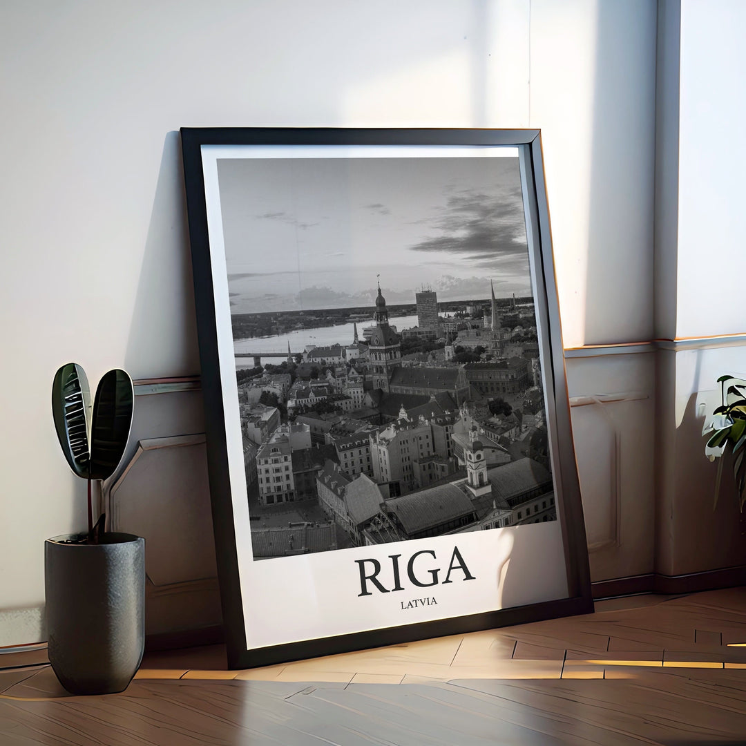 Riga Photo Print of Riga latvia Travel Photo Hanging Decor Photo Travel Art Gift For Travel Artwork Wall Art Framed Photo Travel Print