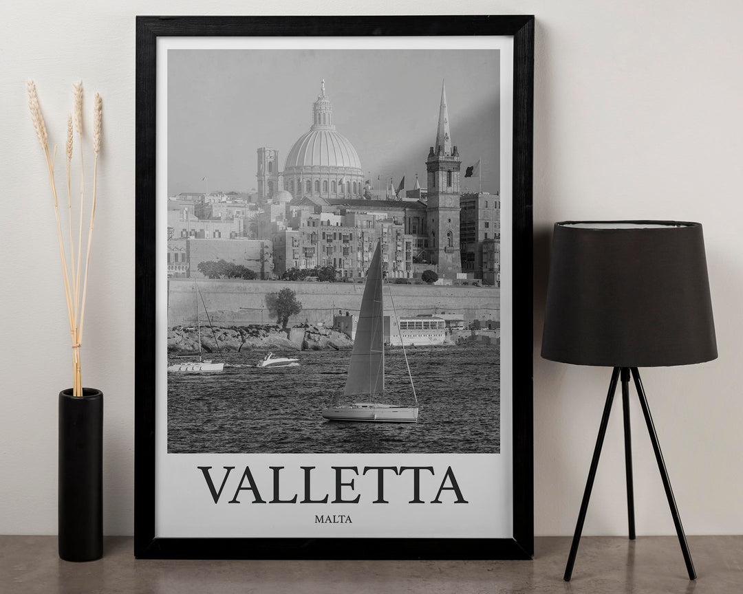 Valletta Photo Print of Valletta Malta Travel Photo Hanging Decor Photo Travel Art Gift For Travel Artwork Wall Art Framed Photo Travel