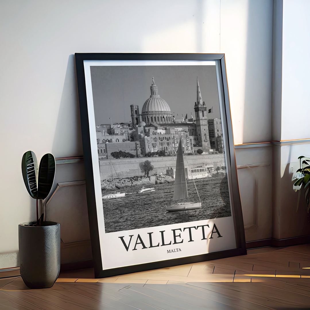 Valletta Photo Print of Valletta Malta Travel Photo Hanging Decor Photo Travel Art Gift For Travel Artwork Wall Art Framed Photo Travel
