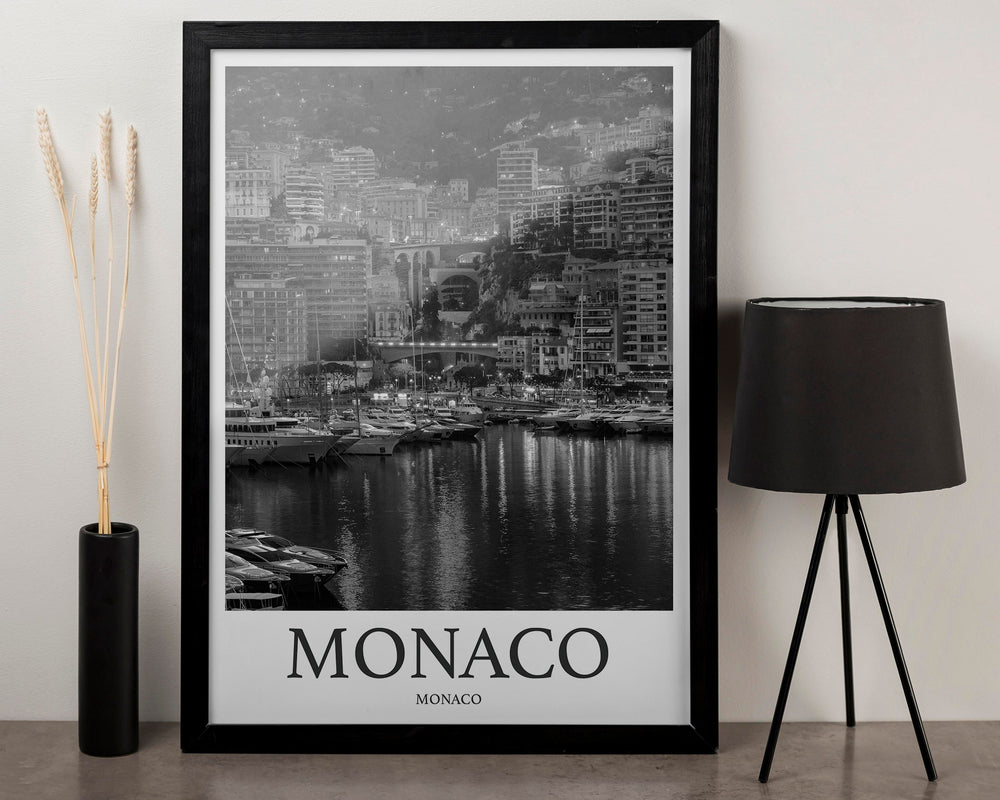 Monaco Photo Print of Monaco Travel Photo Hanging Decor Photo Travel Art Gift For Travel Artwork Wall Art Framed Photo Travel