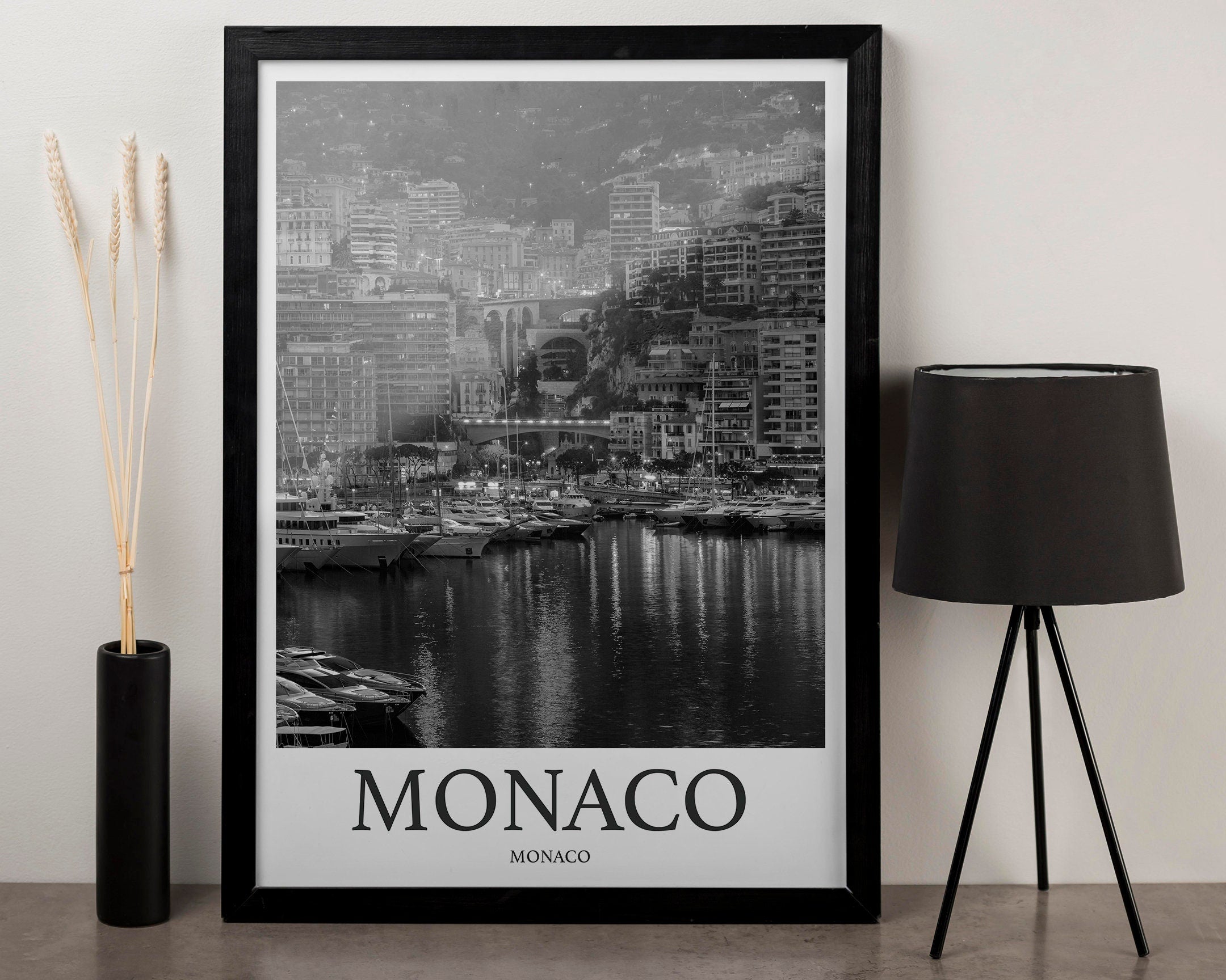 Monaco Photo Print of Monaco Travel Photo Hanging Decor Photo Travel Art Gift For Travel Artwork