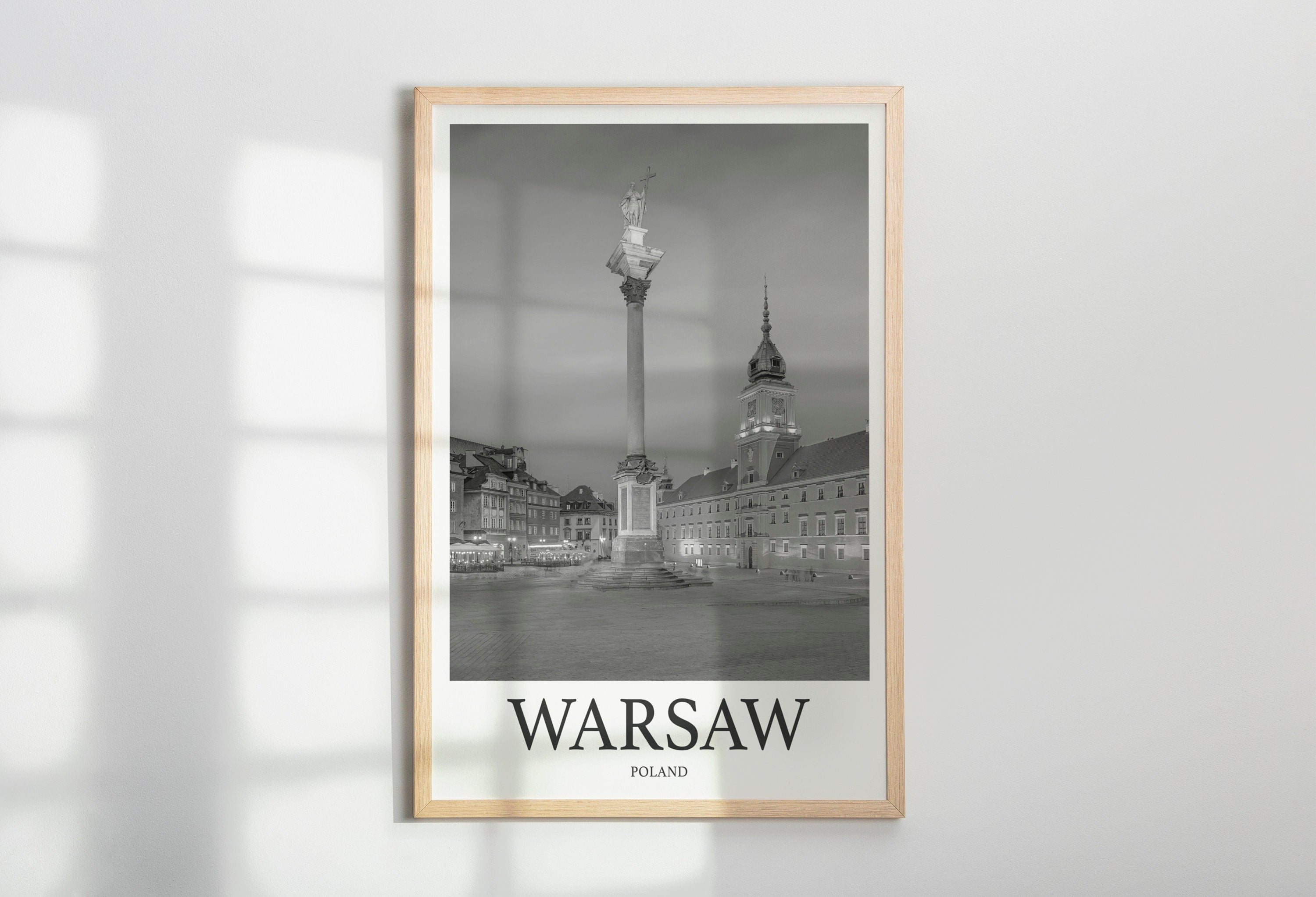 Warsaw Photo Print of Warsaw Poland Travel Photo Hanging Decor Photo Travel Art Gift For Travel Artwork