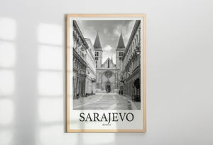 Sarajevo Photo Print of Sarajevo Bosnia Travel Photo Hanging Decor Photo Travel Art Gift For Travel Artwork