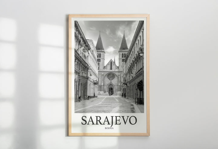 Sarajevo Photo Print of Sarajevo Bosnia Travel Photo Hanging Decor Photo Travel Art Gift For Travel Artwork Wall Art Framed Photo Travel