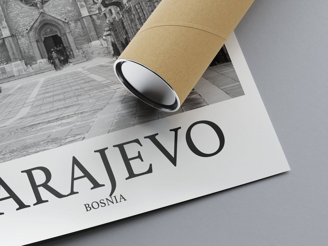 Sarajevo Photo Print of Sarajevo Bosnia Travel Photo Hanging Decor Photo Travel Art Gift For Travel Artwork Wall Art Framed Photo Travel