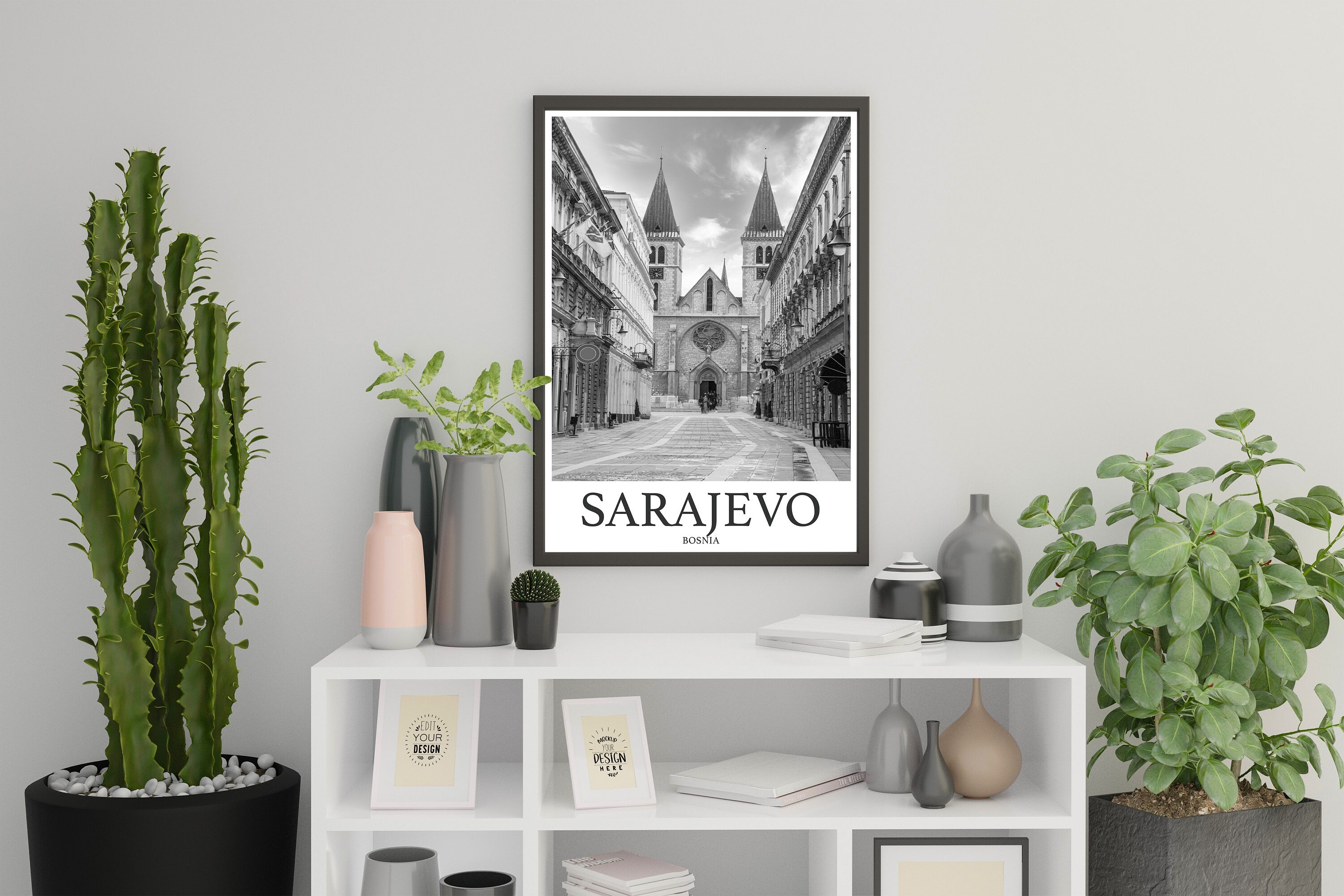 Sarajevo Photo Print of Sarajevo Bosnia Travel Photo Hanging Decor Photo Travel Art Gift For Travel Artwork