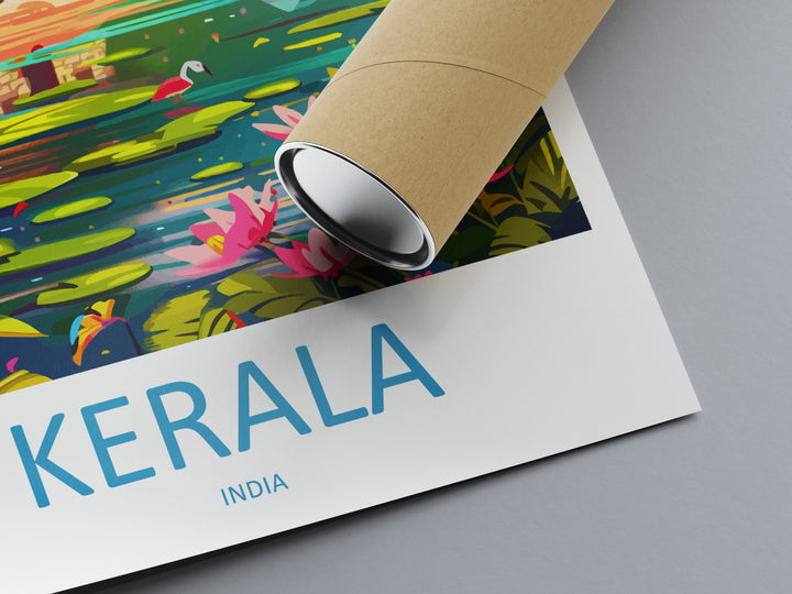 Kerala Travel Print Wall Art Kerala Wall Hanging Home Décor Kerala Gift Art Lovers India Art Lover Gift Wall Décor