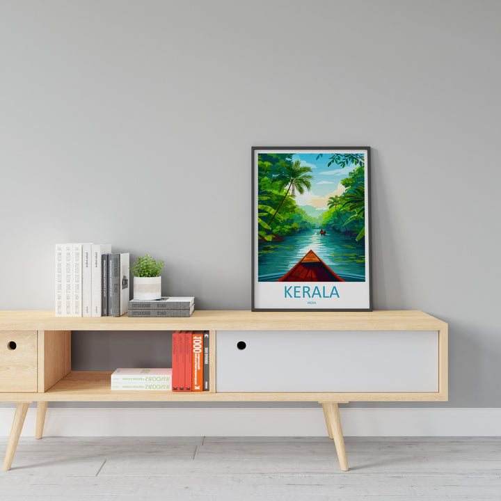 Kerala Travel Print Wall Art Kerala Wall Hanging Home Décor Kerala Gift Art Lovers India Art Lover Gift Wall Décor
