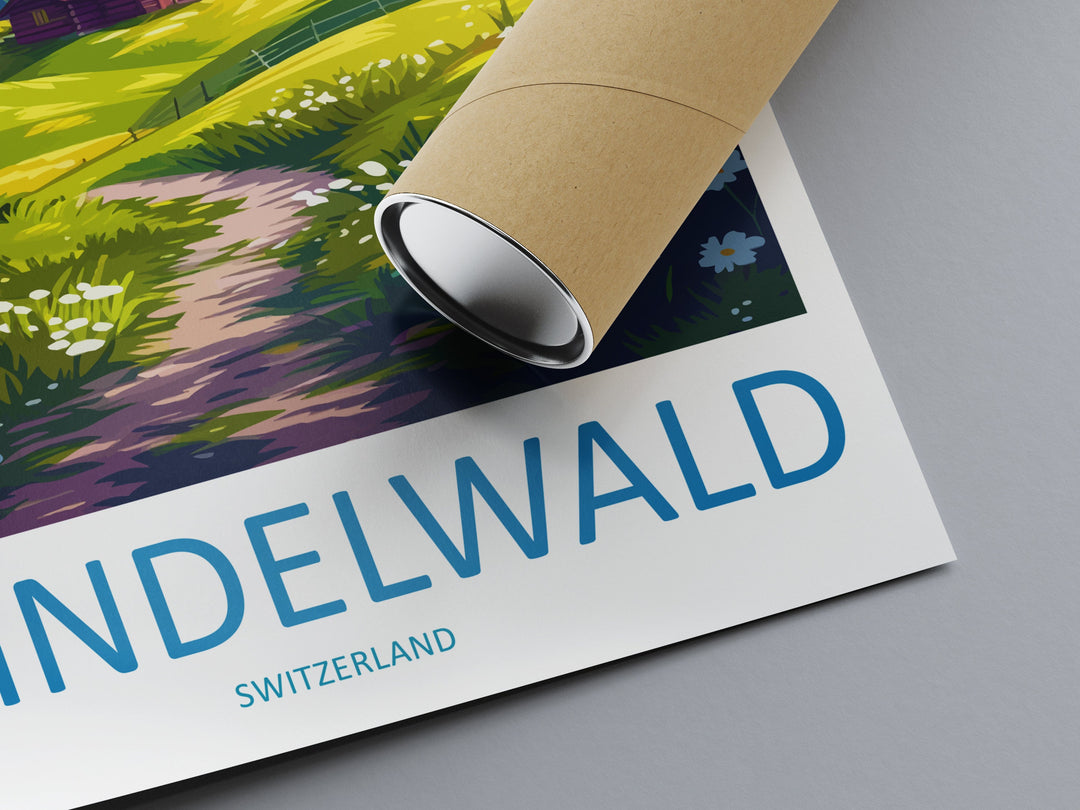 Grindelwald Print Grindelwald Home Décor Switzerland Art Print Grindelwald Wall Print For Switzerland Gift Wall Hanging Grindelwald Home Art