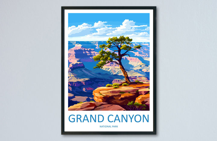 Grand Canyon National Park Travel Print Wall Art Grand Canyon Wall Hanging Home Décor Grand Canyon Gift Art Lovers Arizona Art Lover Gift