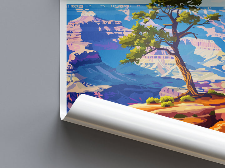 Grand Canyon National Park Travel Print Wall Art Grand Canyon Wall Hanging Home Décor Grand Canyon Gift Art Lovers Arizona Art Lover Gift