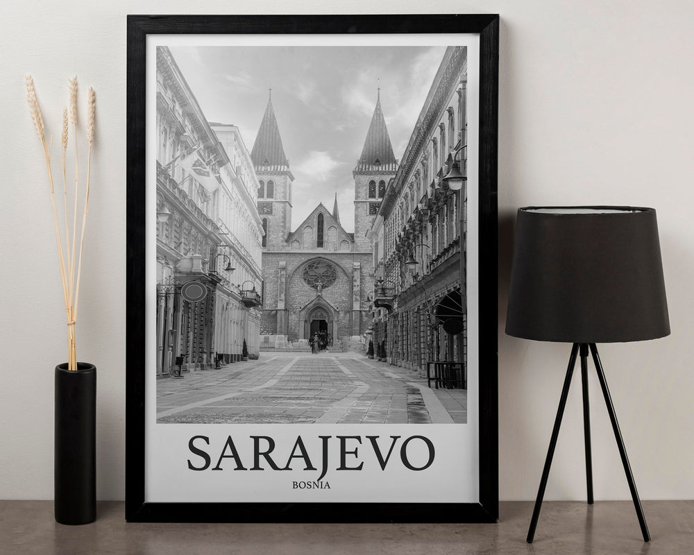 Sarajevo Photo Print of Sarajevo Bosnia Travel Photo Hanging Decor Photo Travel Art Gift For Travel Artwork Wall Art Framed Photo Travel