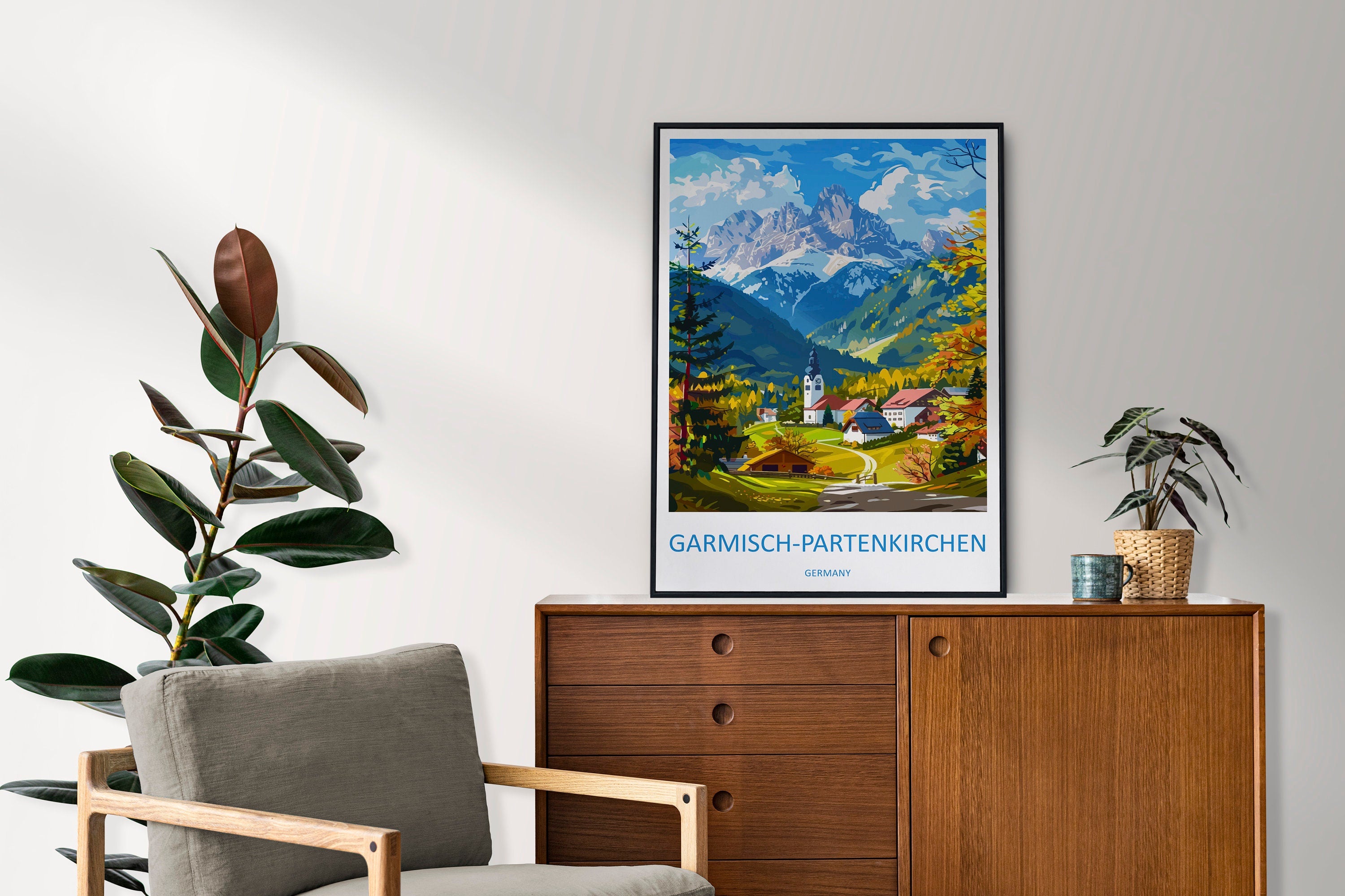 Garmisch-Partenkirchen Travel Print