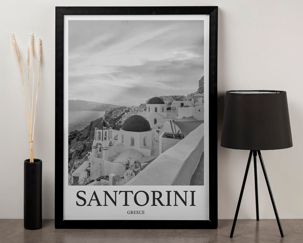 Santorini Photo Print of Santorini Greece Travel Photo Hanging Decor Photo Travel Art Gift For Travel Artwork Wall Art Framed Photo Travel