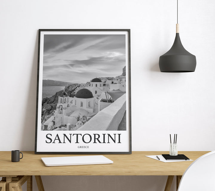 Santorini Photo Print of Santorini Greece Travel Photo Hanging Decor Photo Travel Art Gift For Travel Artwork Wall Art Framed Photo Travel
