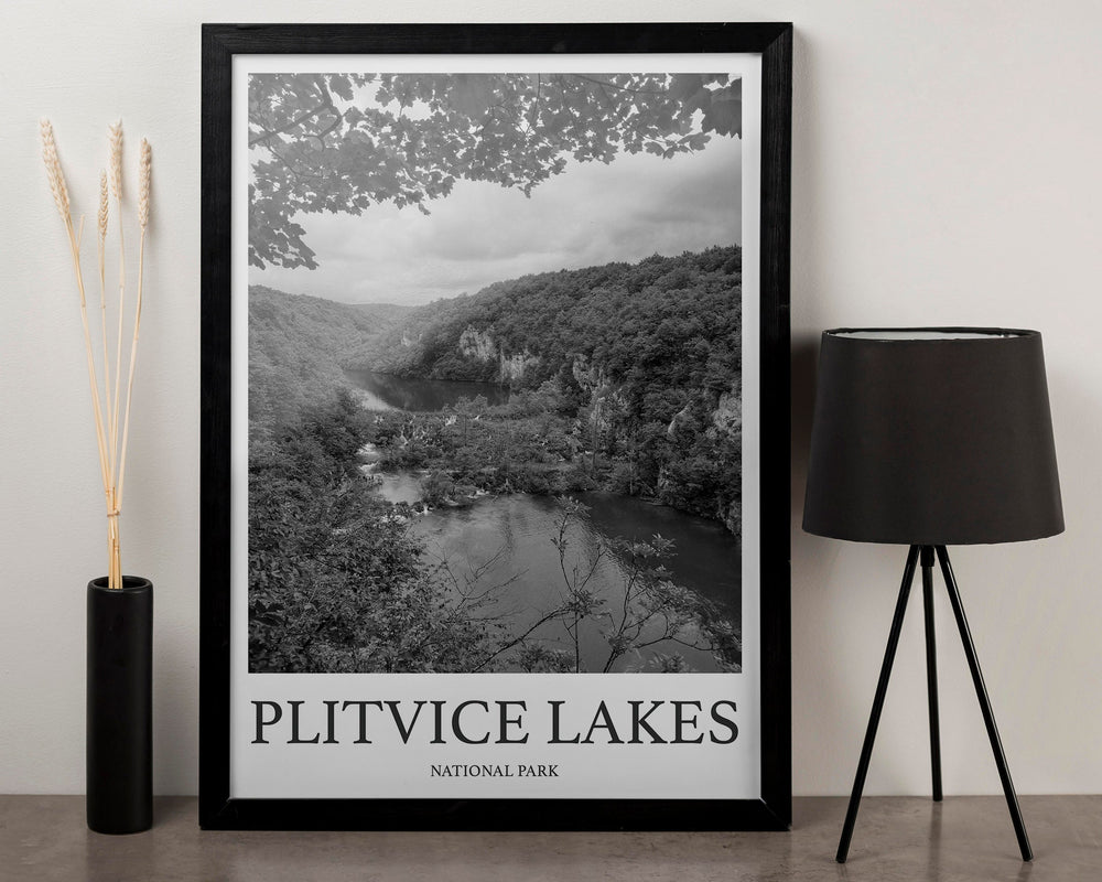 Plitvice Lakes Photo Print of Plitvice Lakes Croatia Travel Photo Hanging Decor Photo Travel Art Gift For Travel Artwork Wall Art Framed