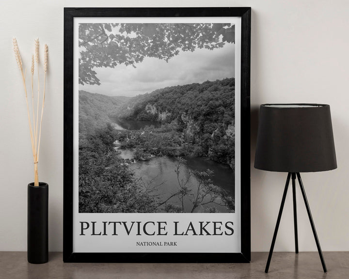 Plitvice Lakes Photo Print of Plitvice Lakes Croatia Travel Photo Hanging Decor Photo Travel Art Gift For Travel Artwork Wall Art Framed