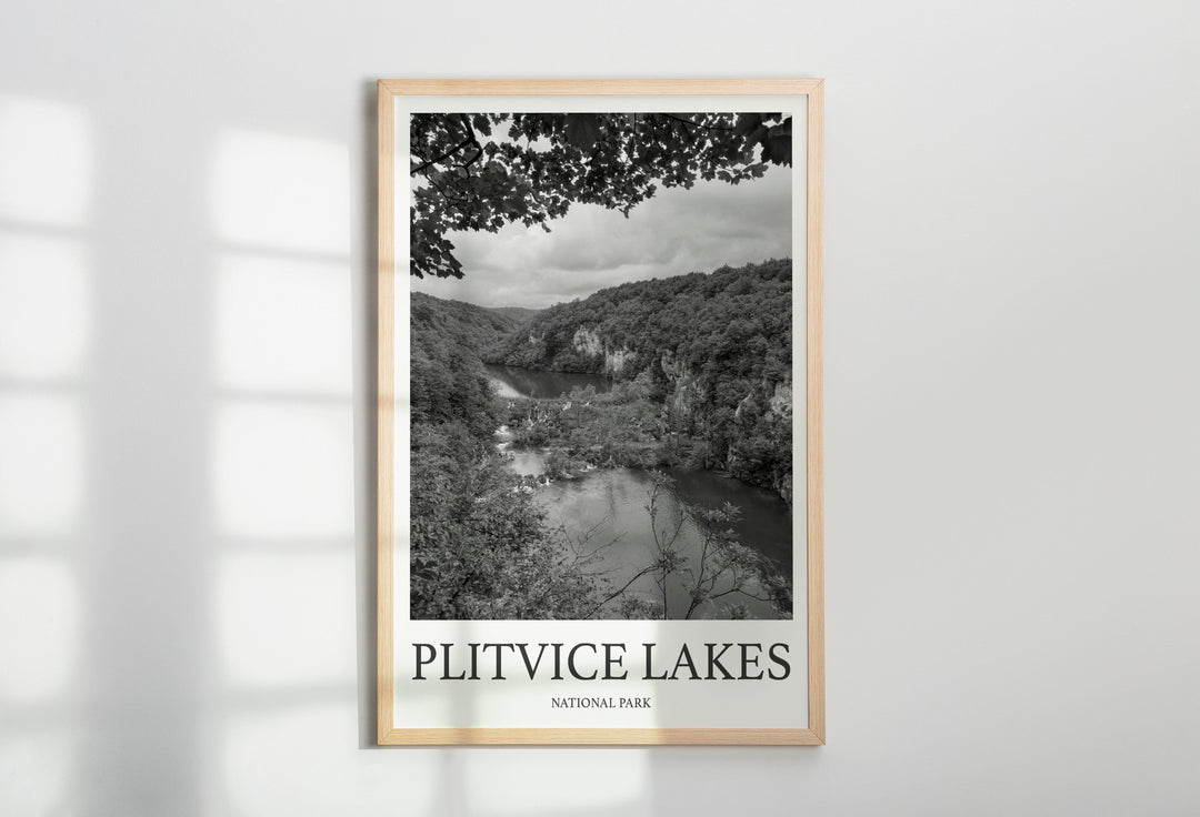 Plitvice Lakes Photo Print of Plitvice Lakes Croatia Travel Photo Hanging Decor Photo Travel Art Gift For Travel Artwork Wall Art Framed