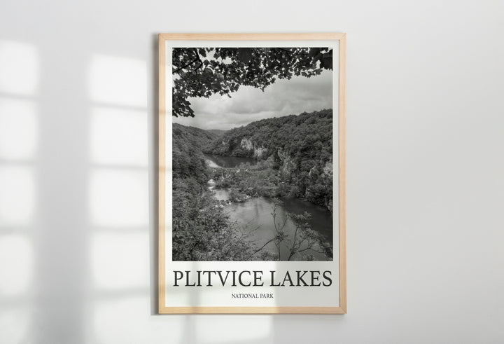 Plitvice Lakes Photo Print of Plitvice Lakes Croatia Travel Photo Hanging Decor Photo Travel Art Gift For Travel Artwork Wall Art Framed