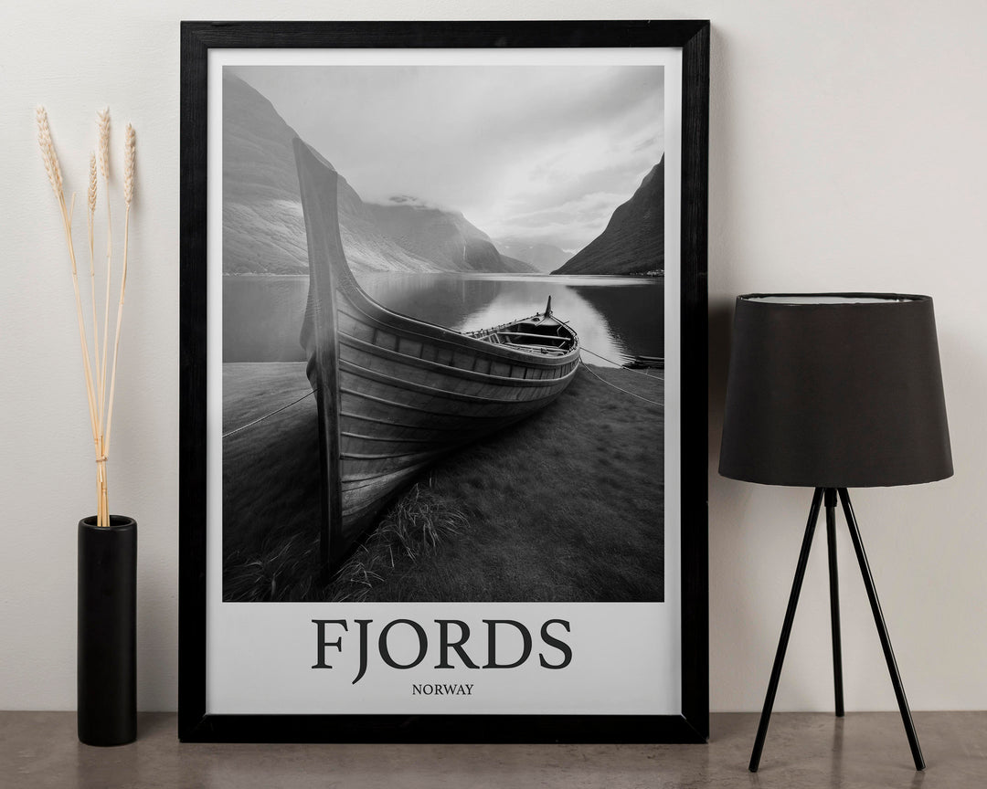 Fjords Photo Print of Fjords Norway Travel Photo Hanging Decor Photo Travel Art Gift For Travel Artwork Wall Art Framed