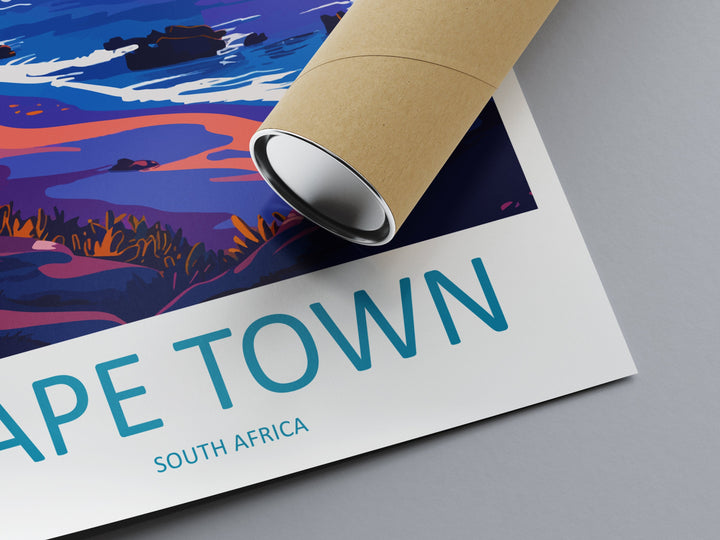 Cape Town Travel Print Wall Art Cape Town Wall Hanging Home Décor Cape Town Gift Art Lovers South Africa Art Print Cape Town Wall Décor Art